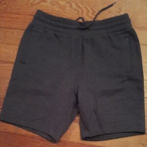 H&m Men Dark Navy Fleece Shorts
